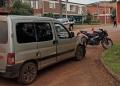 Eldorado: Dos jóvenes a bordo de una motocicleta lesionados, tras colisionar con una furgoneta