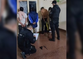 Posadas: Cuatro ladrones detenidos, tras un intento de robo con cuchillo y un arma de utilería