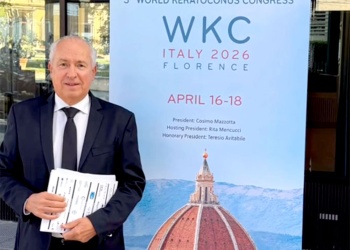Oftalmólogo argentino premiado en Italia por una técnica que cambia el tratamiento del queratocono