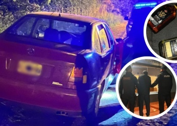 Se durmió alcoholizado dentro del auto y terminó detenido tras atacar a policías
