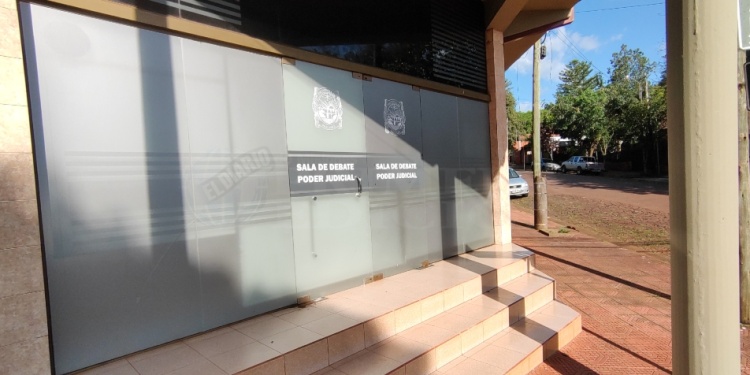 AUDIENCIA. A puertas cerradas porque se trataba de un caso de abuso, terminó rápidamente por falta de testigos.