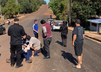 Adolescente sufrió lesiones tras despistar con su bicicleta en Jardín América
