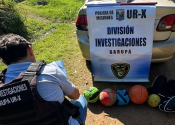 Garupá: recuperan elementos deportivos sustraídos de una escuela