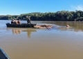 Rescataron a cuatro hombres que intentaban cruzar un caballo de contrabando por el río Uruguay en San Javier
