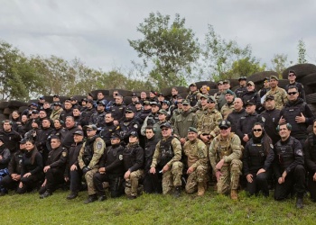 Más de 100 efectivos participaron de una competencia de entrenamiento en tiro y manejo de armas