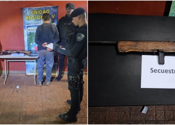 Caminaba armado con una escopeta casera y fue detenido en Andresito