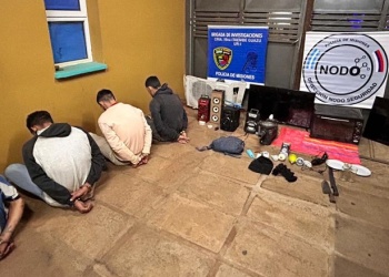 Detienen a cuatro ladrones en su escondite en Cruz del Sur