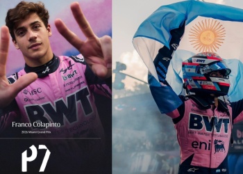 Colapinto tuvo su mejor actuación en la Fórmula 1 y fue 7° en el GP de Miami