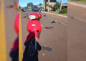 Una mujer de 60 años resultó herida tras un choque entre una moto y una camioneta en San Ignacio
