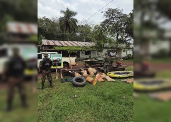 Secuestraron armas, embarcaciones y redes durante operativos ambientales en Puerto Iguazú