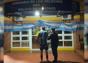 Los Helechos: terminó el partido, golpeó al árbitro y quedó detenido