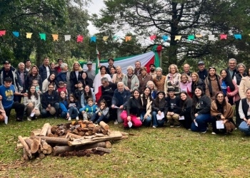 Italianos revivieron las“juntadas” en la chacra de los Filippin