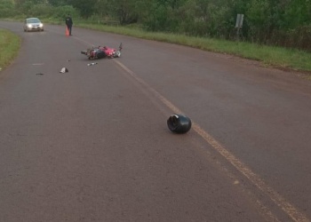 Eldorado: motociclista está en coma tras despiste en la ruta 17