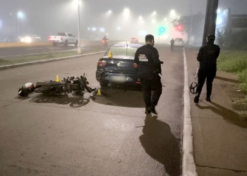 Motociclista herido tras chocar contra un auto en Garupá