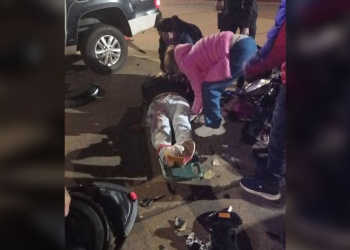 Un motociclista resultó herido tras un choque en la ruta 12