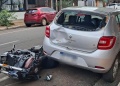 Motociclista terminó hospitalizado tras un choque en Posadas