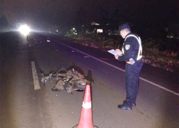 Murió un motociclista que había chocado contra una camioneta en la ruta 14