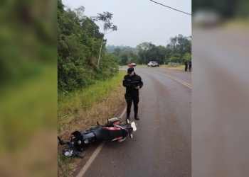 Panambí: dos motociclistas sufrieron lesiones graves tras una colisión con una camioneta