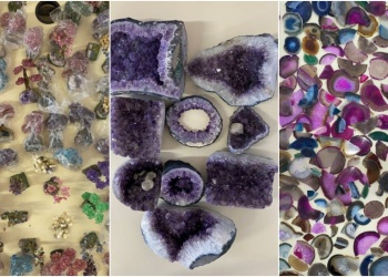 Subastan lotes de piedras preciosas y artesanías incautadas en Irigoyen