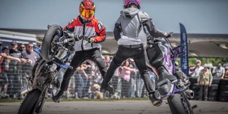 ENCUENTRO. Se busca promover las destrezas en motos en un marco de seguridad.