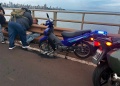 Una motociclista de 20 años resultó herida tras un choque en el Puente Internacional