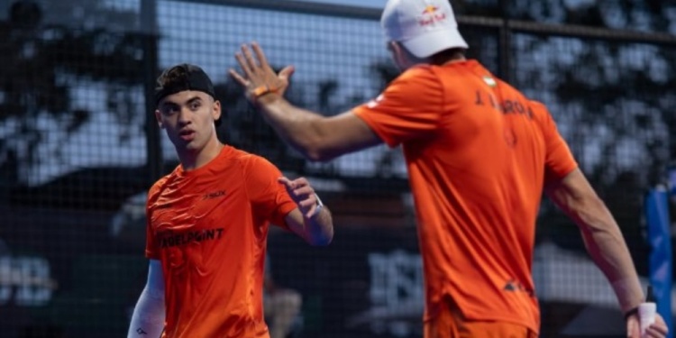 POR MÁS. Leo juega desde las 9.30 en compañía del español Juan Lebrón.