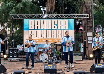 La solidaridad también fue protagonista en el Día de la Bandera
