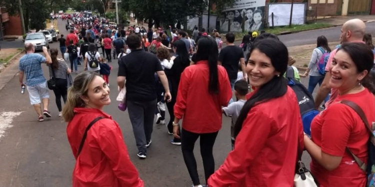 EN EL RECUERDO. La última caminata se había realizado antes de 2020.