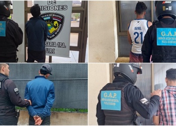 Cuatro detenidos en Posadas durante operativos preventivos