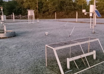 Cerro Azul registró ayer -3,5º C,  por ahora el día más frío del año