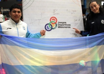 Los atletas Mara López y Román Talavera fueron galardonados por el “Día Provincial del Deporte”