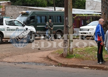 Posadas: amplio operativo de Gendarmería Nacional  en el barrio Yohasá
