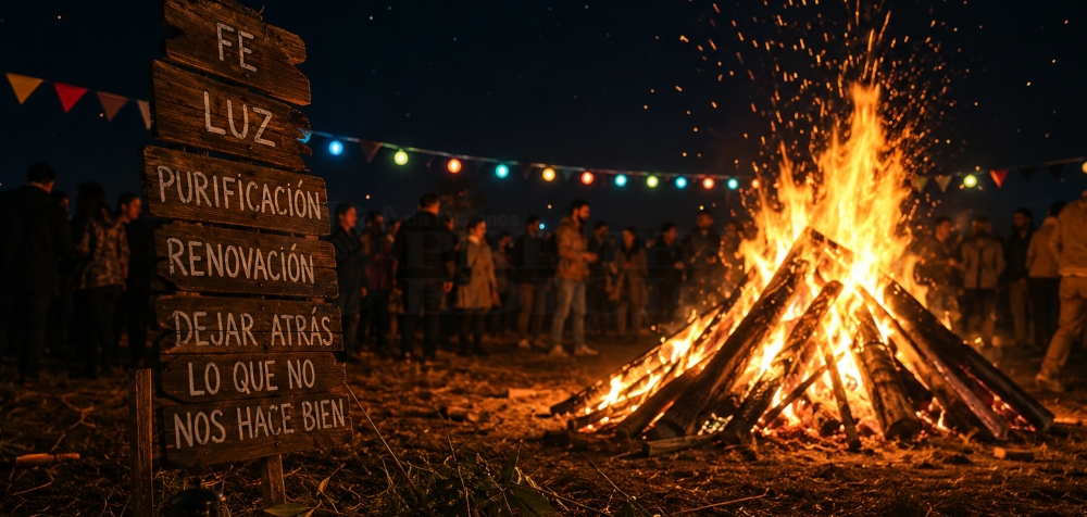 Noche de San Juan: “El fuego purifica y da esperanza”