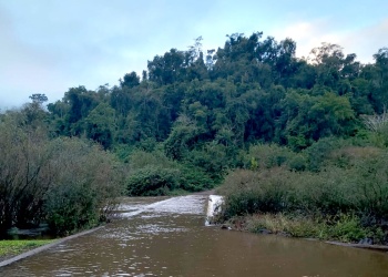 Cerraron el acceso al Parque Moconá por la crecida del arroyo Yabotí