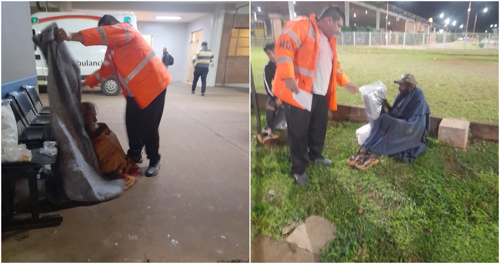 Operativos nocturnos frente al frío: crece la demanda de asistencia en Posadas