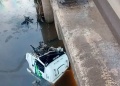 Camionero misionero sobrevivió a un impactante choque en la Ruta 14 y cayó al río Gualeguaychú