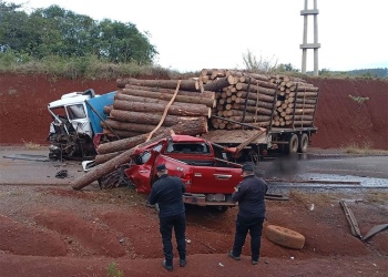 Escapó tras amenazar a su expareja, robó una camioneta y murió al chocar contra un camión detenido