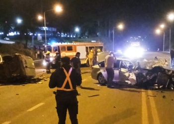 Choque fatal en Dos de Mayo: un hombre fallecido y otras tres personas lesionadas