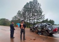Dos lesionados tras un choque entre una camioneta y un camión en la ruta 14