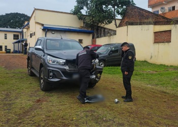 Detienen a gendarme tras choque que dejó a ciclista en grave estado