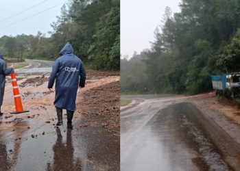 Por temor a anegamientos en rutas y puentes, realizaron monitoreos preventivos