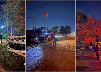 Un principio de incendio afectó el cableado del alumbrado público en Posadas