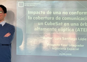 El misionero Luis López se convirtió en el primer Ingeniero espacial graduado de la provincia
