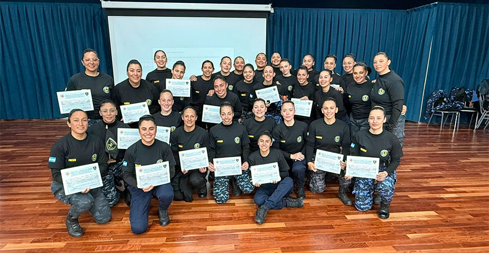De la caballería a la infantería: oficial misionera volvió a destacarse en una capacitación nacional