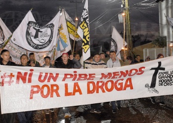 “Ni un pibe menos por la droga”: una procesión muy especial para visibilizar la lucha contra el flagelo
