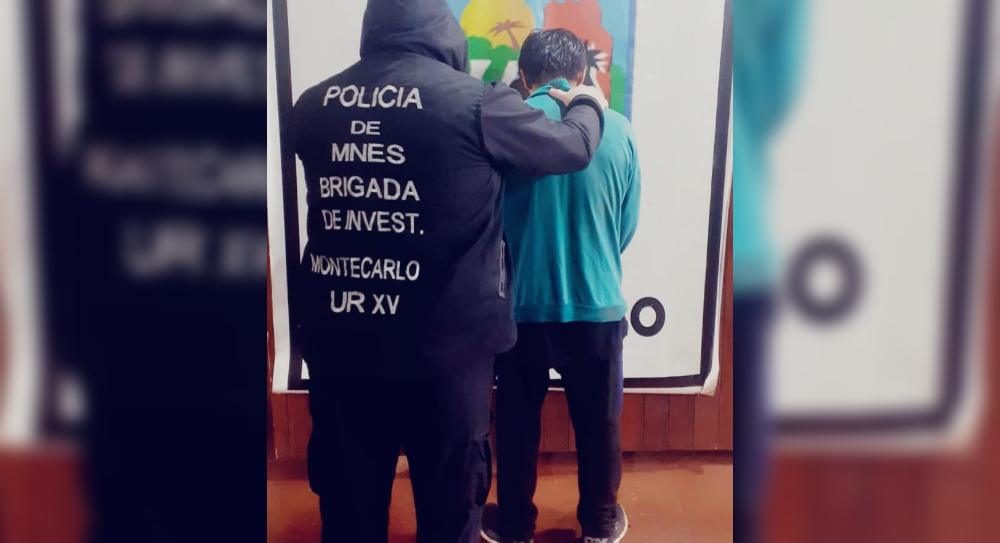 Robó rollos de cable de la Cooperativa Eléctrica de Montecarlo y quedó registrado por las cámaras