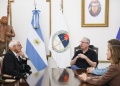 Passalacqua recibió al cardiólogo Horacio Vogelfang, quien elogió el sistema sanitario de Misiones