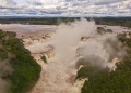 Cataratas: el río Iguazú volvió a crecer y la Garganta del Diablo seguirá cerrada al público