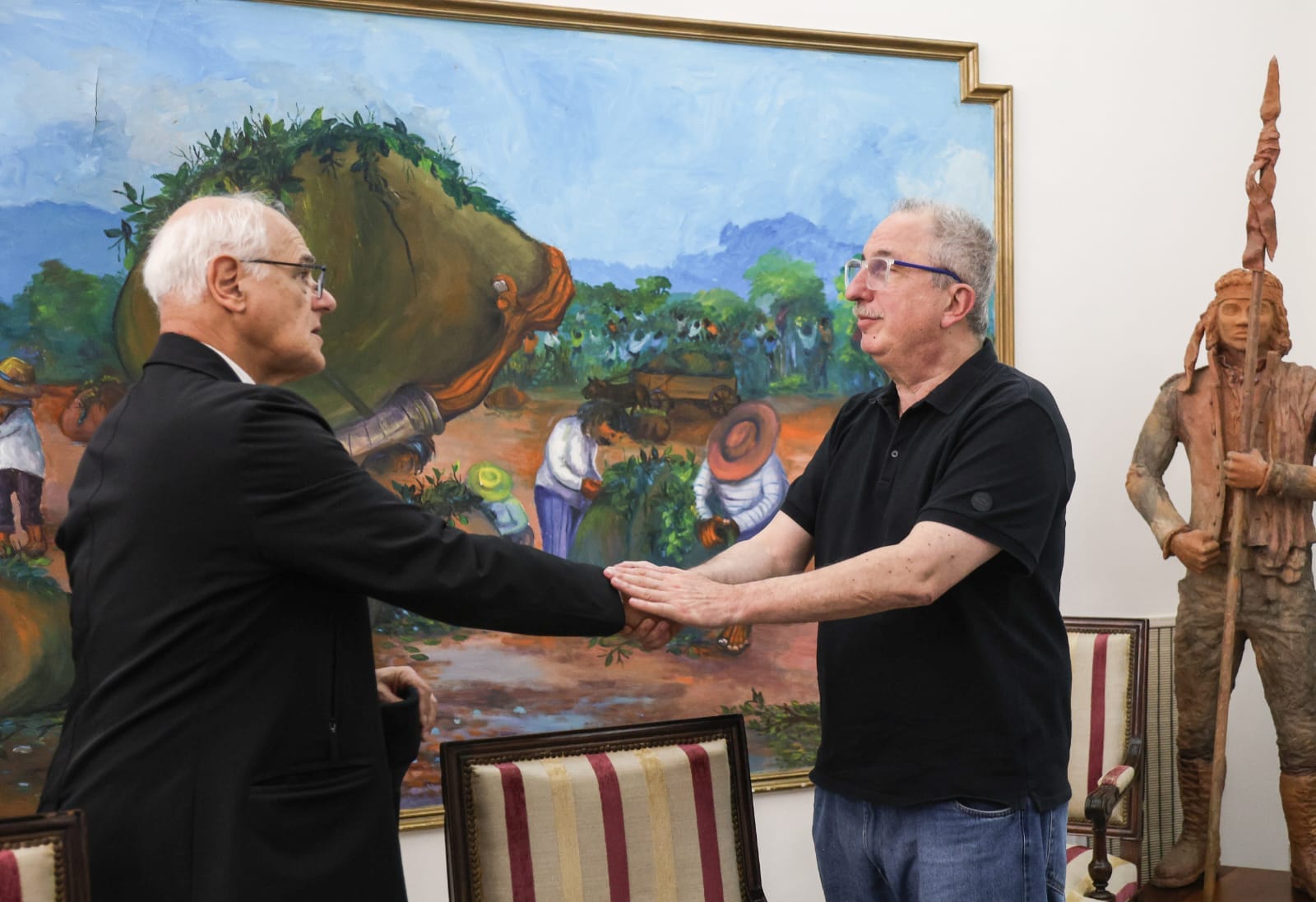 Passalacqua recibió al cardiólogo Horacio Vogelfang, quien elogió el sistema sanitario de Misiones
