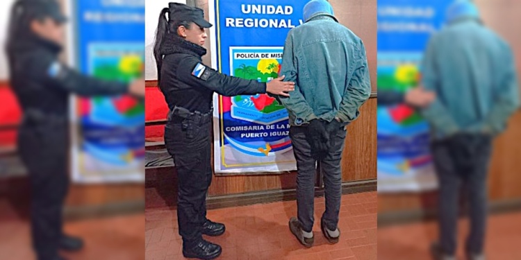 ACUSADO. Tiene 34 años y había sido detenido en el barrio Las Orquídeas.
